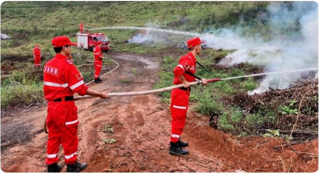 以练为战,应急练习训练正当时|永兴县太和镇睁开丛林防火应急练习训练