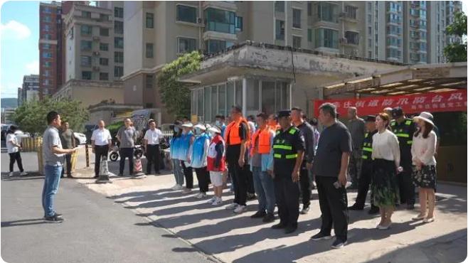 槐荫区南辛庄街道踏实展开防汛应急练习练习勾当