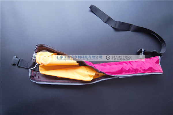 腰带式充气浮水衣充气口